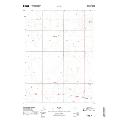 2017 Map of Miller Hill, 2017 Print