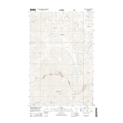 2014 Map of Miller Lake, 2014 Print