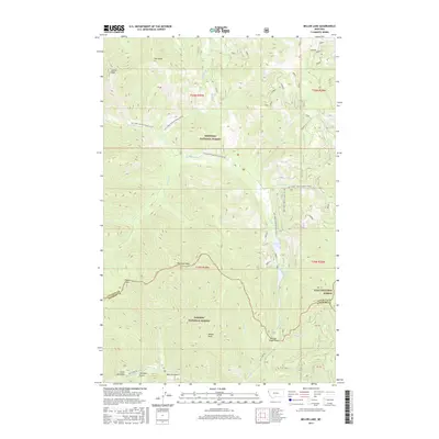 2017 Map of Miller Lake, 2017 Print