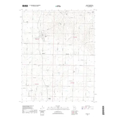 2017 Map of Miller, 2017 Print