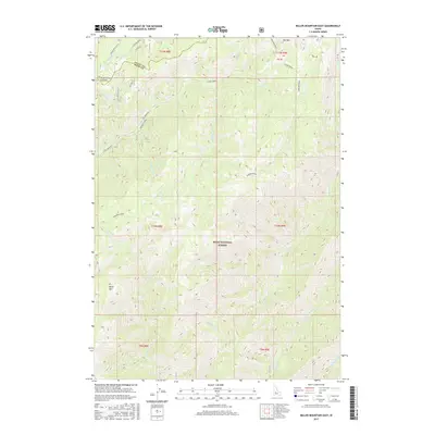 2017 Map of Miller Mountain East, 2017 Print