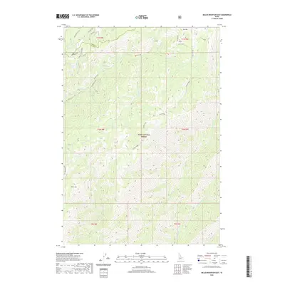 2020 Map of Miller Mountain East, 2020 Print