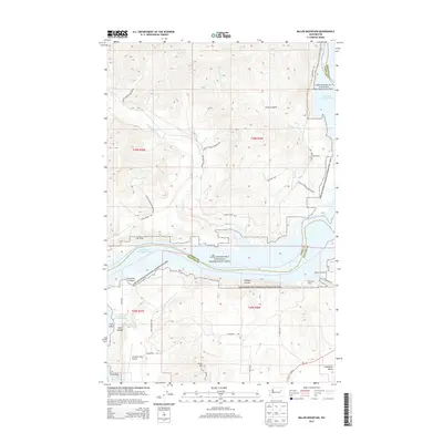 2014 Map of Miller Mountain, 2014 Print