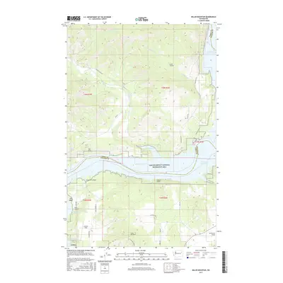 2017 Map of Miller Mountain, 2017 Print