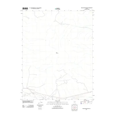 2011 Map of Miller Mountain, 2011 Print
