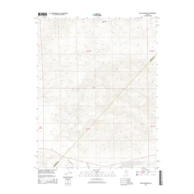 2014 Map of Miller Mountain, 2014 Print