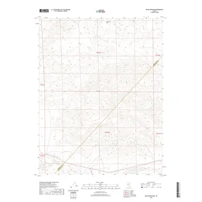 2018 Map of Miller Mountain, 2018 Print