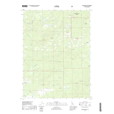 2018 Map of Miller Mountain, 2018 Print