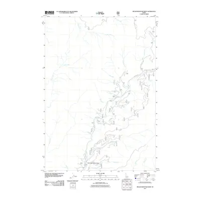 2011 Map of Miller Mountain West, 2011 Print