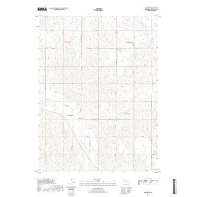 2017 Map of Miller NE, 2017 Print