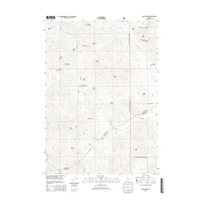 2013 Map of Miller Peak, 2013 Print
