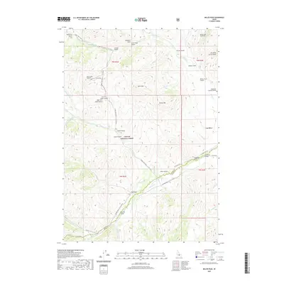 2020 Map of Miller Peak, 2020 Print