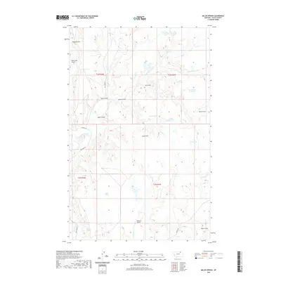 2020 Map of Miller Springs, 2020 Print