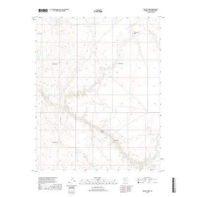 2018 Map of Miller Tank, 2018 Print