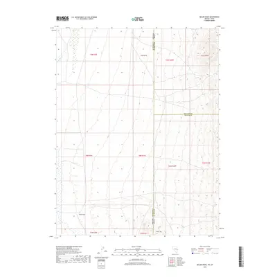 2018 Map of Miller Wash, 2018 Print