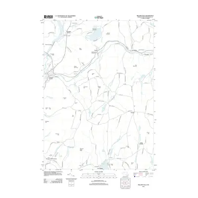 2012 Map of Millers Falls, 2012 Print
