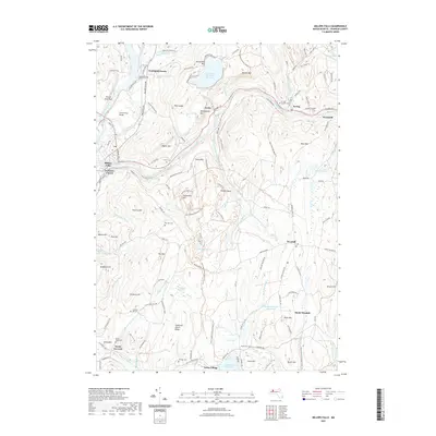 2021 Map of Millers Falls, 2021 Print