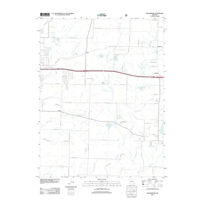2012 Map of Millersburg, 2012 Print