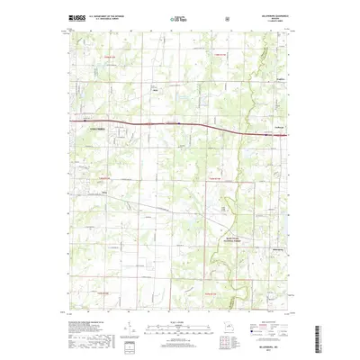 2017 Map of Millersburg, 2017 Print