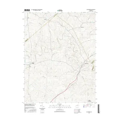 2016 Map of Millersburg, 2016 Print