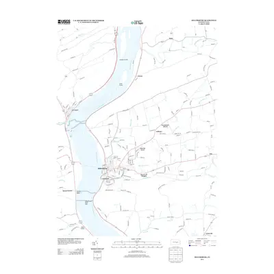 2013 Map of Millersburg, 2013 Print