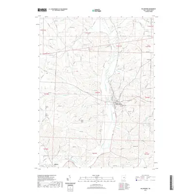 2019 Map of Millersburg, 2019 Print