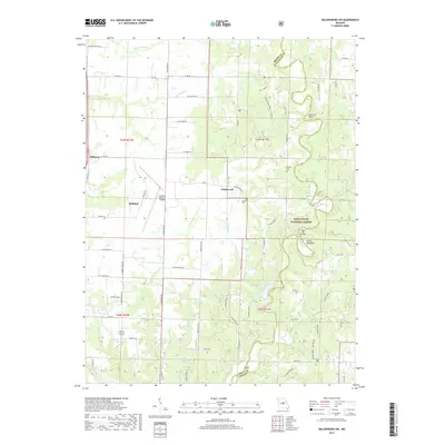 2017 Map of Millersburg SW, 2017 Print