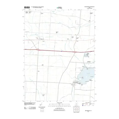 2010 Map of Millersport, 2010 Print