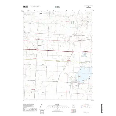 2019 Map of Millersport, 2019 Print