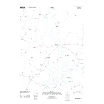 2013 Map of Millerstown, 2013 Print