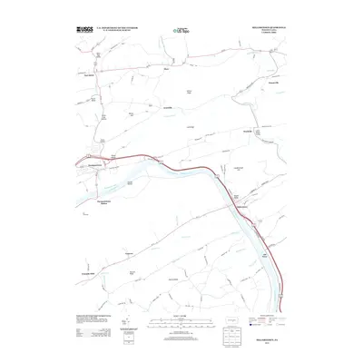 2013 Map of Millerstown, 2013 Print