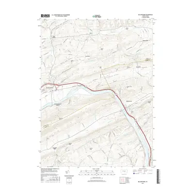 2016 Map of Millerstown, 2016 Print