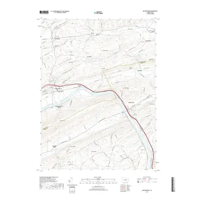 2019 Map of Millerstown, 2019 Print