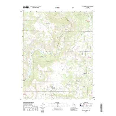 2018 Map of Millerton Lake East, 2018 Print