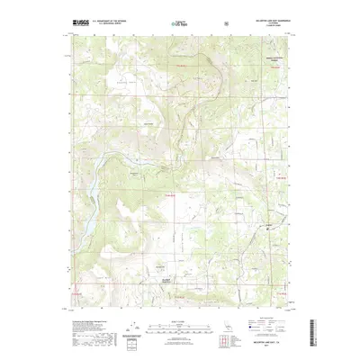 2021 Map of Millerton Lake East, 2021 Print