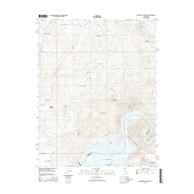 2015 Map of Millerton Lake West, 2015 Print