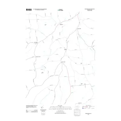 2013 Map of Millerton, 2013 Print