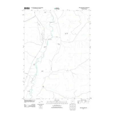 2012 Map of Milleson Draw, 2012 Print