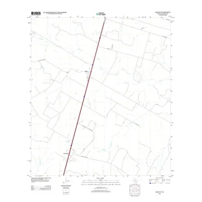 2013 Map of Millett, 2013 Print