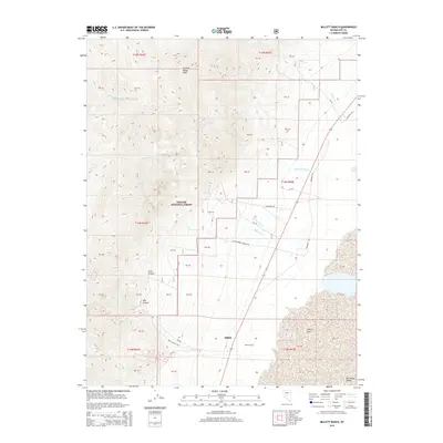 2015 Map of Millett Ranch, 2015 Print