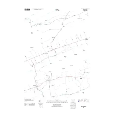 2013 Map of Millheim, 2013 Print