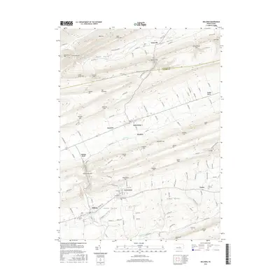 2016 Map of Millheim, 2016 Print