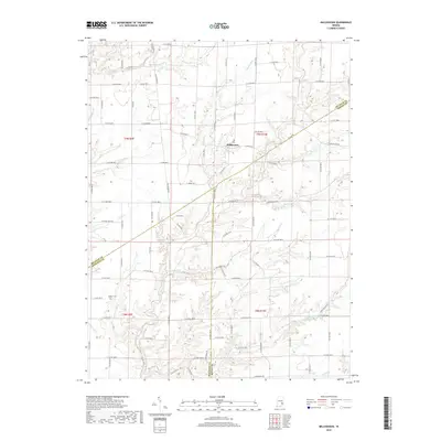 2019 Map of Millhousen, 2019 Print