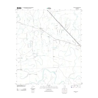 2013 Map of Millican, 2013 Print