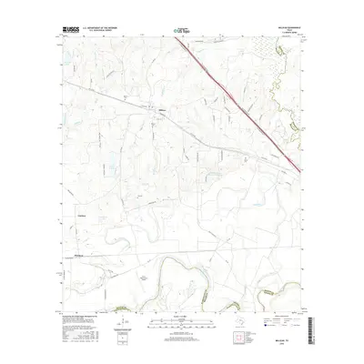 2016 Map of Millican, 2016 Print