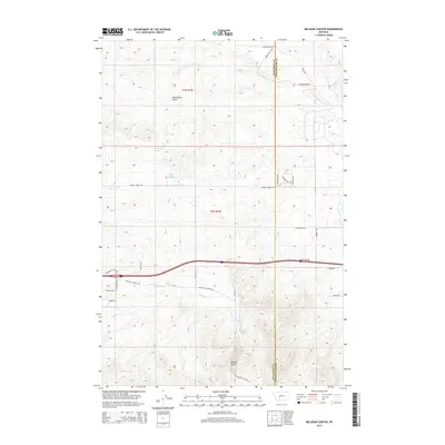 2014 Map of Milligan Canyon, 2014 Print