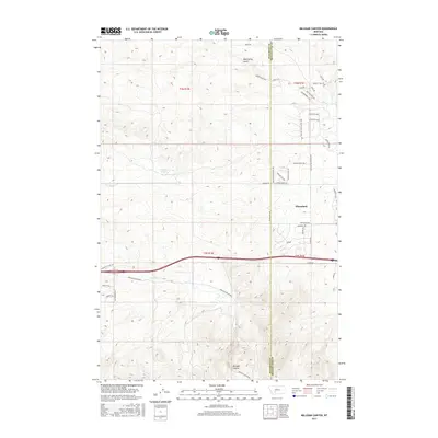2017 Map of Milligan Canyon, 2017 Print