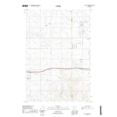 2020 Map of Milligan Canyon, 2020 Print