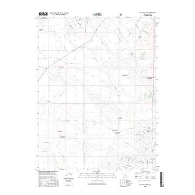 2016 Map of Milligan Lakes, 2016 Print