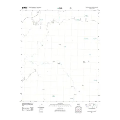 2011 Map of Milligan Mountain, 2011 Print